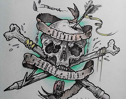 Art challenge "Skully July" by Nitrouzzz