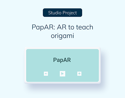 PapAR: A marker based AR app to teach origami
