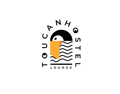 Toucan hostel logo design