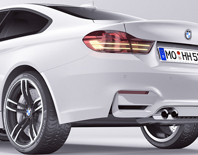 BMW M4 Studio Shots (CGI)