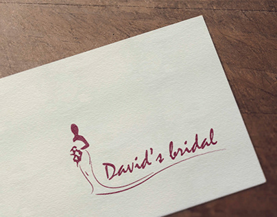 Logo "David's bridal haute couture "