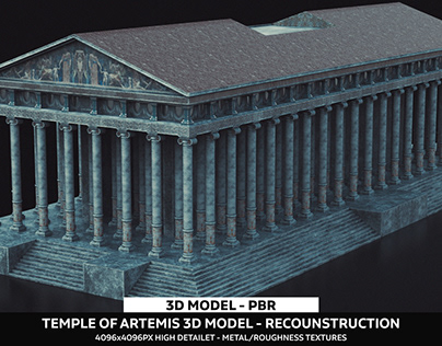 Temple of Artemis 3D Model