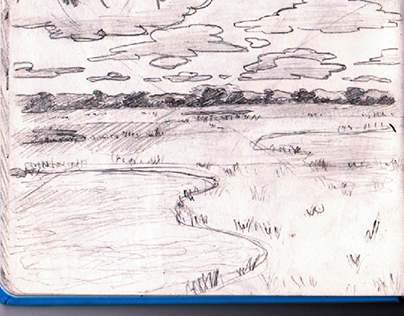 Landscape Study Sketches - Llanos Orientales