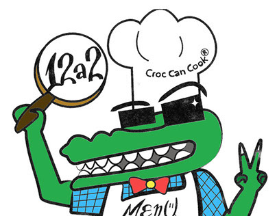 Croc Can Cook Character for Class' Food Fair