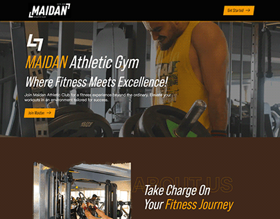 Maidan Athletic Gym - Website Design and Development