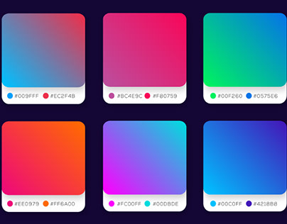 Colorful vector gradients collections Vector
