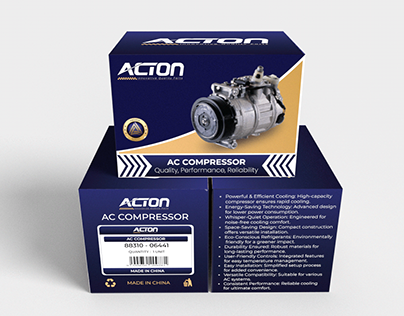 AC Compressor Box Packaging Design