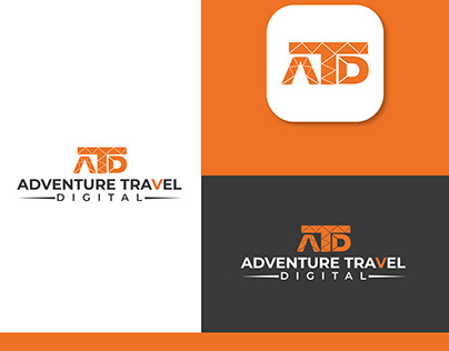Digital Marketing Adventure Minimal Logo Design