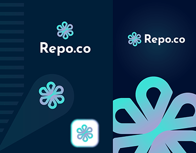 Repo.co logo design