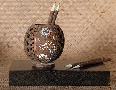 Crafted Beauty: Coconut Carvings Carriers