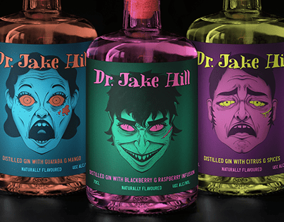 Dr. Jake Hill - Gin Packaging