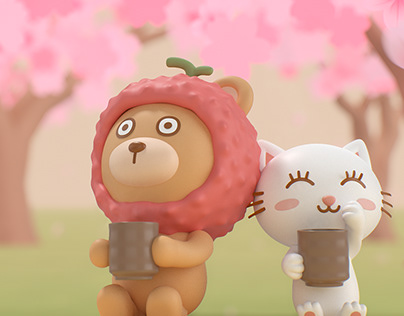 Lychee & Friends — Sakura | Animation