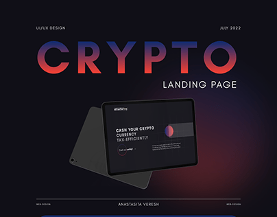 Crypto landing page