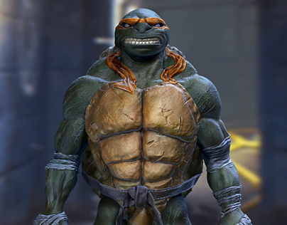 Teenage Mutant Ninja Turtles 3d Zbrush