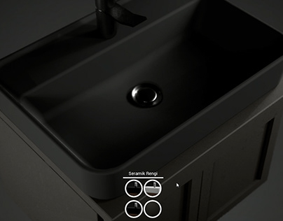 3D Washbasin Configurator with Unreal Engine