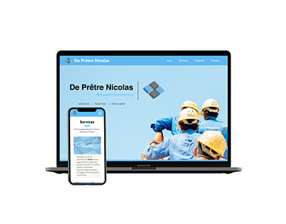 Website Nicolas De Prêtre