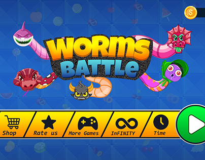 Worms Battle Game UI