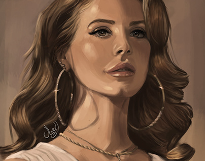 Digital Portrait (Lana Del Rey)