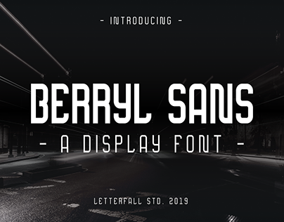 Berryl Sans Serif Font by Letterfall Std