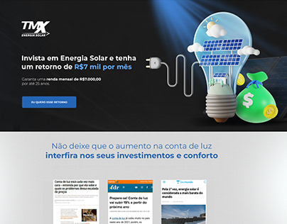 Landing Page - Energia Solar (TMX)