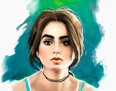 Lily Collins as Tomb Raider