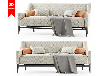 3d model Trestle lounge sofa