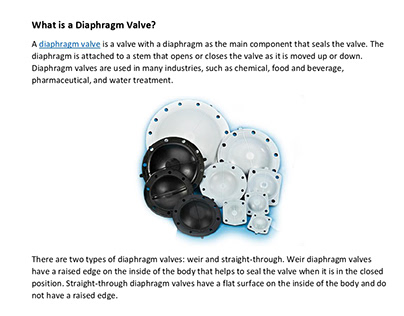 Difference Between A Diaphragm Valve And Diaphragm Seal