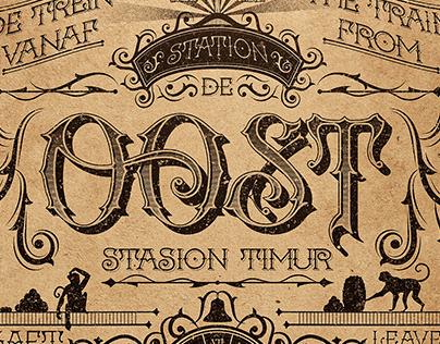 "Station de Oost" Unofficial poster