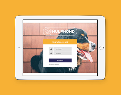 Werving app HulpHond | UI / UX Design