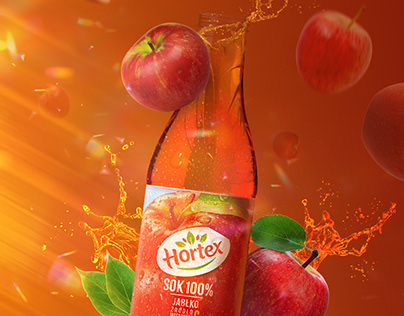 Project thumbnail - Hortex Apple Juice - Advertisement Design
