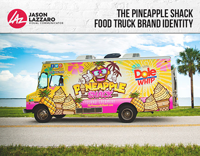 The Pineapple Schack Food Truck Brand Identity