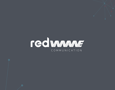 Redwave Communication Logo Design