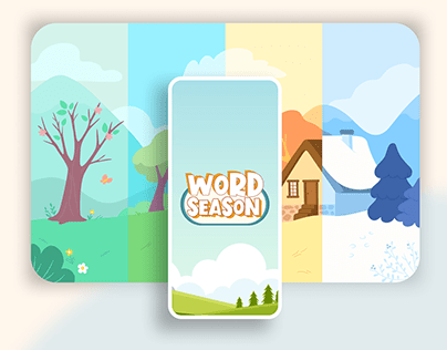 IOS Word Game App / Word Season / UI Design Application