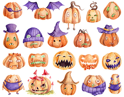 Halloween clip art and patterns