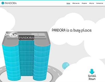 Animated Parallax Website, Scroll website
