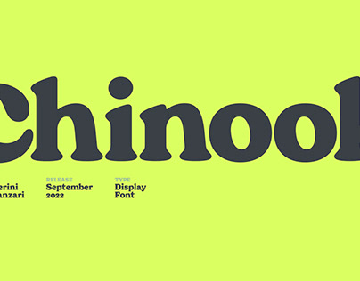 Chinook - Display Font, including the freebie.