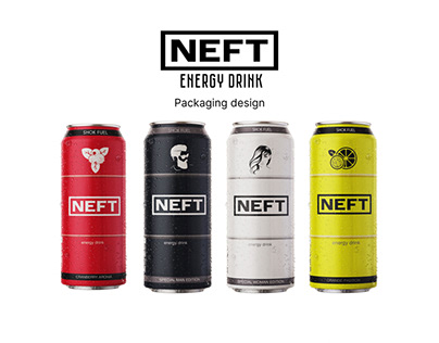 NEFT Energy Drink / packaging design / дизайн упаковки
