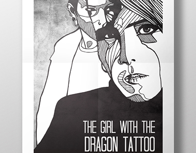 The Girl with the Dragon Tattoo film poster.