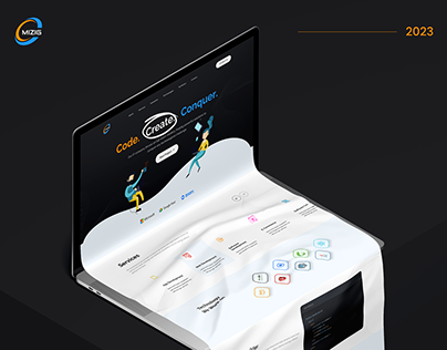 Project thumbnail - IT Company website UI Design