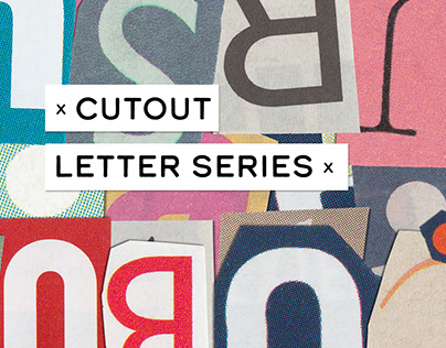 Cutout Letter Series
