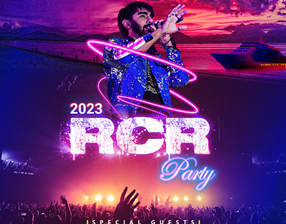 Social media post design (Concert party RCR rapper)