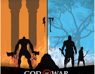 Infografia - God of War (2018) on Behance