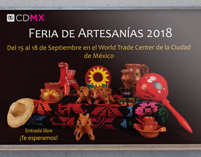Cartel Feria de artesanías