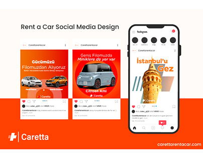 Social Media Post Design For Rent a Car