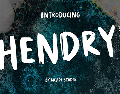 Hendry – Brush Font