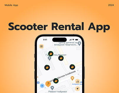 MANGO RIDE - Scooter Rental App (UI/UX Design)