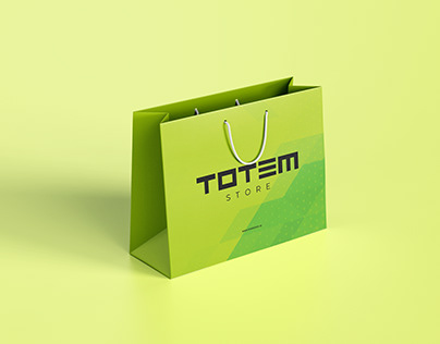 Shopping bag design for Totemstore