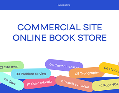 Commercial site online book store