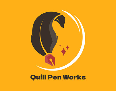 Quill Pen Shop Logo Design