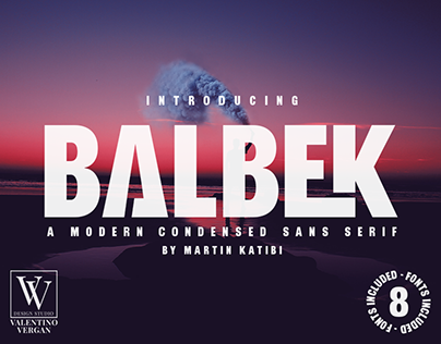 Balbek – Condensed Typeface FREE